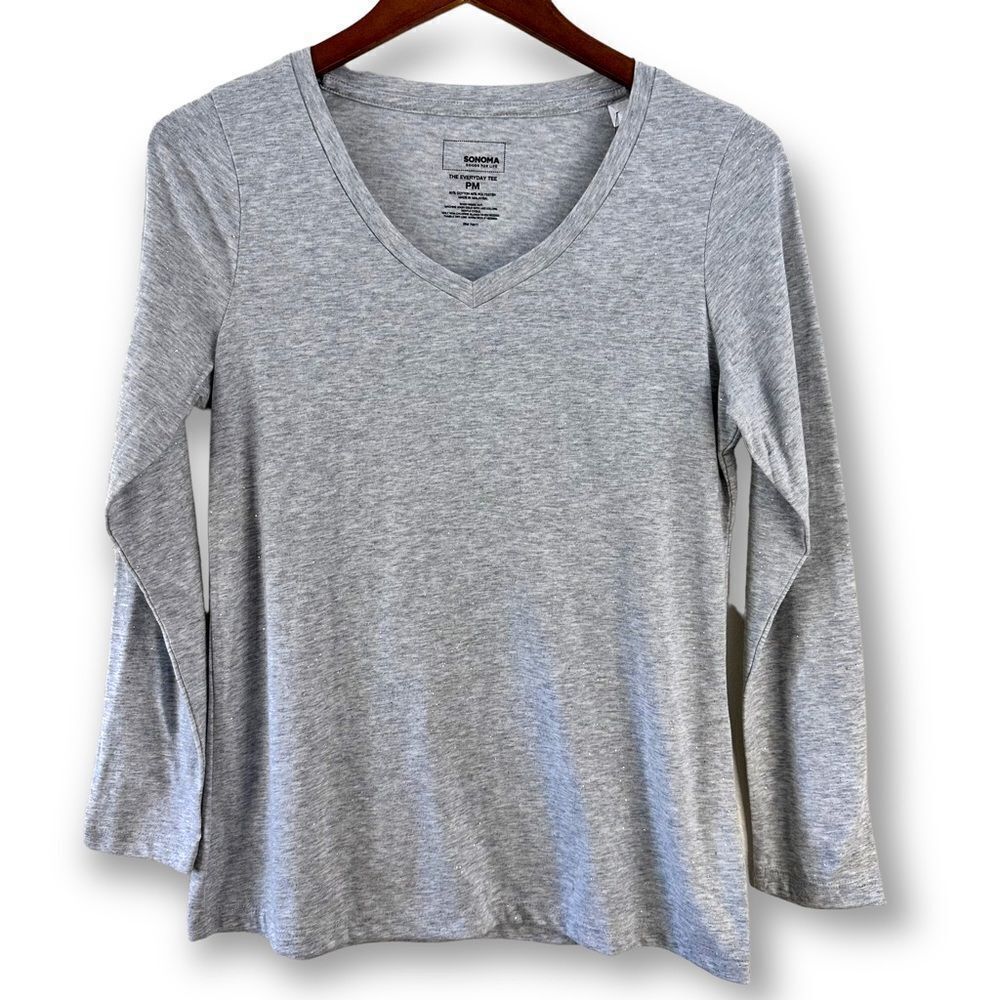 Sonoma gray sparkle T-shirt size PM‎